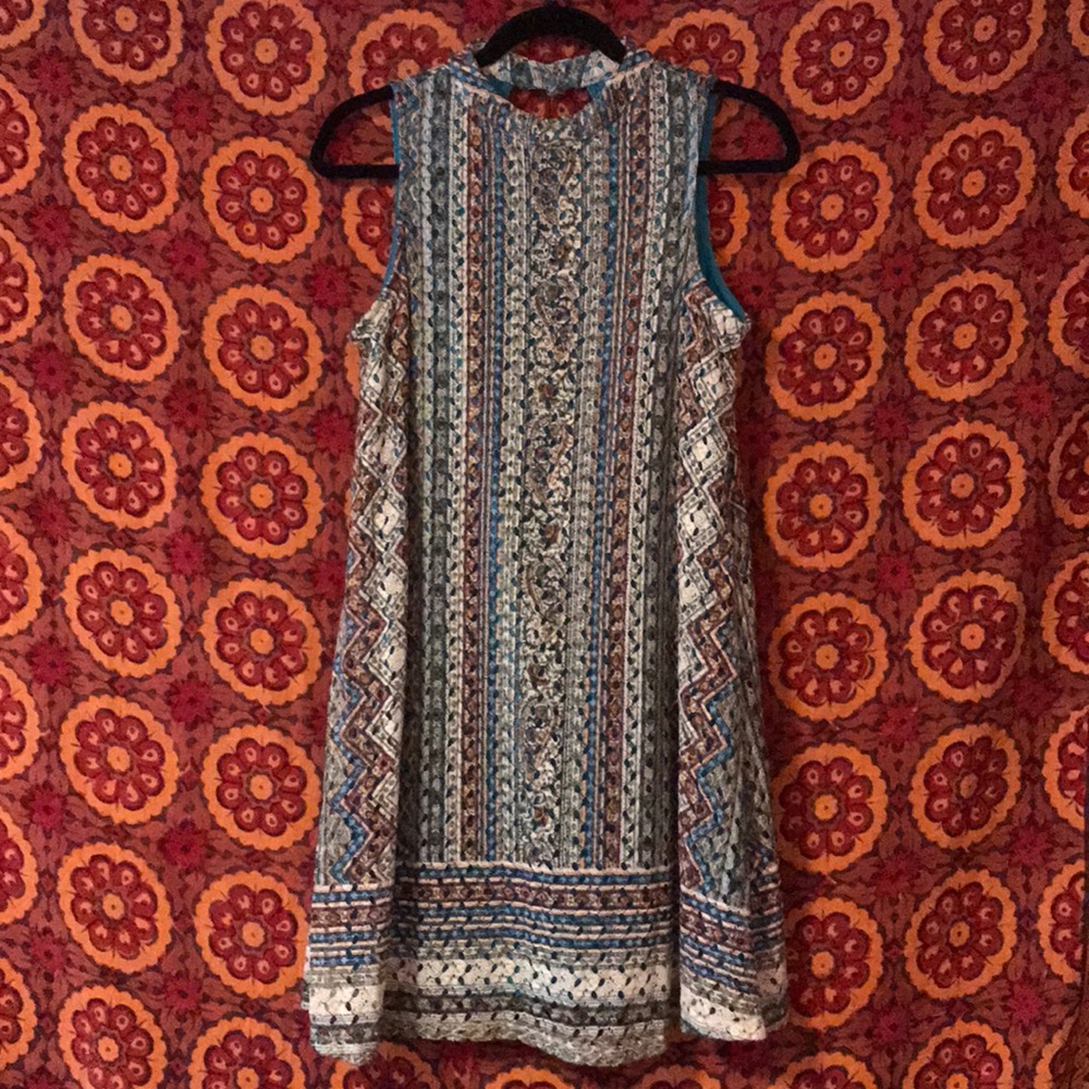 Funky High Neck Dress